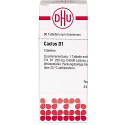 CACTUS D 1 Tabletten 80 St – Артикул 2125450 (артикул 2125450) Германия