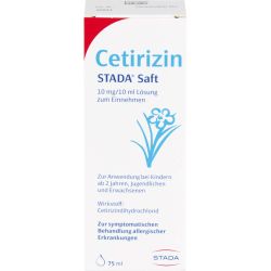 CETIRIZIN STADA Saft 10 mg/10 ml 75 ml – Артикул 2418146 (артикул 2418146) Германия