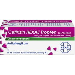CETIRIZIN HEXAL Tropfen bei Allergien 10 ml – Артикул 2579607 (артикул 2579607) Германия