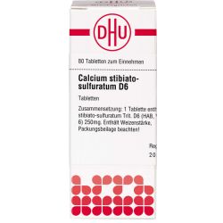 CALCIUM STIBIATO sulfuratum D 6 Tabletten 80 St – Артикул 2627281 (артикул 2627281) Германия