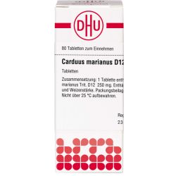 CARDUUS MARIANUS D 12 Tabletten 80 St – Артикул 2627720 (артикул 2627720) Германия