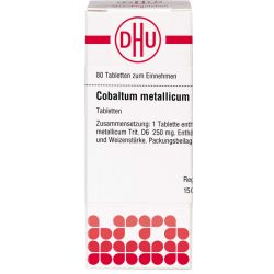 COBALTUM METALLICUM D 6 Tabletten 80 St – Артикул 2628613 (артикул 2628613) Германия