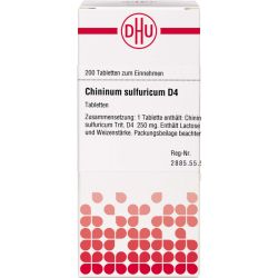 CHININUM SULFURICUM D 4 Tabletten 200 St – Артикул 2896609 (артикул 2896609) Германия