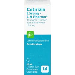 CETIRIZIN Lsung-1A Pharma 10 ml – Артикул 3823742 (артикул 3823742) Германия