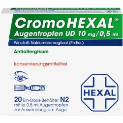 CROMOHEXAL UD EDP 0,5 ml Augentropfen 20 St – Артикул 3867165 (артикул 3867165) Германия