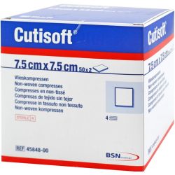 CUTISOFT Vlieskompressen 7,5x7,5 cm steril 50X2 St – Артикул 4894885 (артикул 4894885) Германия