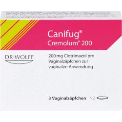 CANIFUG Cremolum 200 Vaginalsuppositorien 3 St – Артикул 6349933 (артикул 6349933) Германия