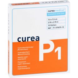CUREA P1 superabsorb.Wundauflage 7,5x7,5 cm 10 St – Артикул 6563224 (артикул 6563224) Германия