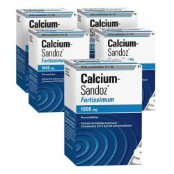 Calcium Sandoz fortissimum Brausetabletten (5X20 stk) – Артикул 8100219 (артикул 8100219) Германия