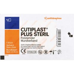 CUTIPLAST Plus steril 5x7 cm Verband 1 St – Артикул 9755734 (артикул 9755734) Германия