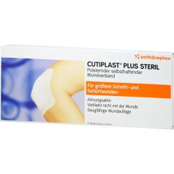 CUTIPLAST Plus steril 10x24,8 cm Verband 5 St – Артикул 10325482 (артикул 10325482) Германия