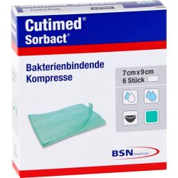 CUTIMED Sorbact Kompressen 4x6 cm 6 St – Артикул 12596239 (артикул 12596239) Германия