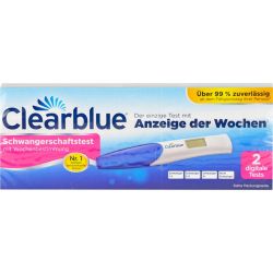 CLEARBLUE Schwangerschaftstest m.Wochenbestimmung 2 St – Артикул 12893983 (артикул 12893983) Германия