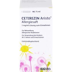 CETIRIZIN Aristo Allergiesaft 1 mg/ml Lsg.z.Einn. 75 ml – Артикул 13714511 (артикул 13714511) Германия