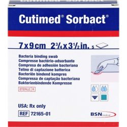 CUTIMED Sorbact Kompressen 7x9 cm 5 St – Артикул 13881060 (артикул 13881060) Германия