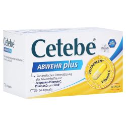 Cetebe Abwehr plus Vitamin C + Vitamin D3 + Zink Kapseln – Артикул 2411150 (артикул 2411150) Германия