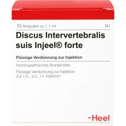 DISCUS INTERVERTEBRALIS suis Injeel forte Ampullen 10 St – Артикул 290073 (артикул 290073) Германия