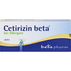 CETIRIZIN beta Filmtabletten 20 St – Артикул 2156870 (артикул 2156870) Германия