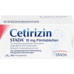 CETIRIZIN STADA 10 mg Filmtabletten 100 St – Артикул 2246627 (артикул 2246627) Германия