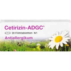 CETIRIZIN ADGC Filmtabletten 20 St – Артикул 2662745 (артикул 2662745) Германия