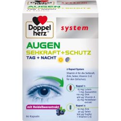 DOPPELHERZ Augen Sehkraft+Schutz system Kapseln 60 St – Артикул 4260465 (артикул 4260465) Германия