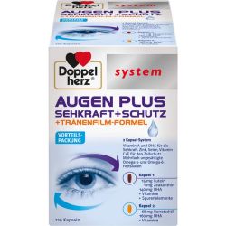 DOPPELHERZ Augen plus Sehkraft+Schutz system Kaps. 120 St – Артикул 6560987 (артикул 6560987) Германия