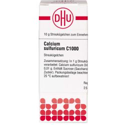 CALCIUM SULFURICUM C 1000 Globuli 10 g – Артикул 7246626 (артикул 7246626) Германия