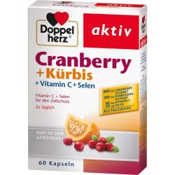 DOPPELHERZ Cranberry+Krbis Kapseln 60 St – Артикул 7625074 (артикул 7625074) Германия