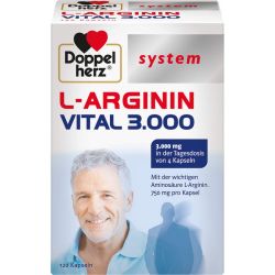 DOPPELHERZ L-Arginin Vital 3.000 system Kapseln 120 St – Артикул 8767712 (артикул 8767712) Германия