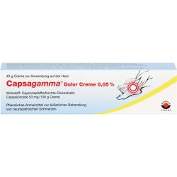 CAPSAGAMMA Dolor Creme 0,05% 40 g – Артикул 9647766 (артикул 9647766) Германия