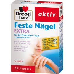 DOPPELHERZ Feste Ngel Extra Kapseln 30 St – Артикул 11082225 (артикул 11082225) Германия