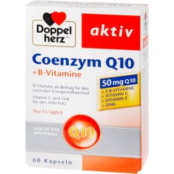 DOPPELHERZ Coenzym Q10+B Vitamine Kapseln 60 St – Артикул 11119862 (артикул 11119862) Германия