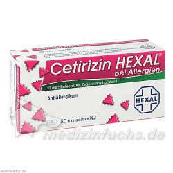 Cetirizin Hexal bei Allergien, 50 ST – Артикул 1830169 (артикул 1830169) Германия