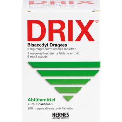 DRIX Bisacodyl Dragees 200 St – Артикул 1223860 (артикул 1223860) Германия