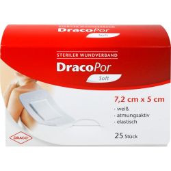 DRACOPOR Wundverband 5x7,2 cm steril 25 St – Артикул 1424788 (артикул 1424788) Германия