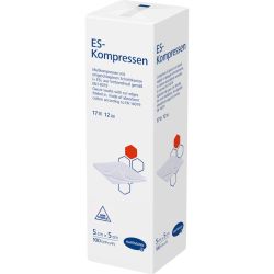 ES-KOMPRESSEN unsteril 5x5 cm 12fach 100 St – Артикул 1447163 (артикул 1447163) Германия