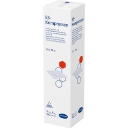 ES-KOMPRESSEN unsteril 5x5 cm 16fach 100 St – Артикул 1447186 (артикул 1447186) Германия