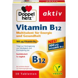 DOPPELHERZ Vitamin B12 Tabletten 30 St – Артикул 1951625 (артикул 1951625) Германия