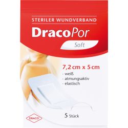 DRACOPOR Wundverband 5x7,2 cm steril 5 St – Артикул 2027032 (артикул 2027032) Германия
