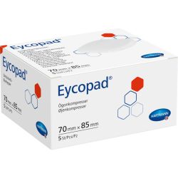 EYCOPAD Augenkompressen 70x85 mm unsteril 5 St – Артикул 2733333 (артикул 2733333) Германия