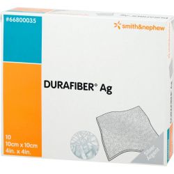 DURAFIBER Ag 10x10 cm Verband 10 St – Артикул 4120899 (артикул 4120899) Германия