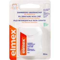 ELMEX Zahnseide ungewachst mit Aminfluorid 50 m – Артикул 4123461 (артикул 4123461) Германия