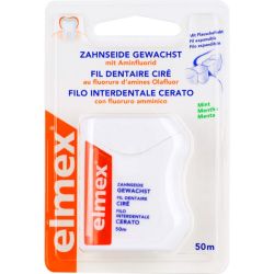 ELMEX Zahnseide gewachst mit Aminfluorid 50 m – Артикул 4123484 (артикул 4123484) Германия