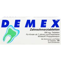DEMEX Zahnschmerztabletten 10 St – Артикул 4346244 (артикул 4346244) Германия