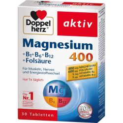 DOPPELHERZ Magnesium 400 mg Tabletten 30 St – Артикул 4494507 (артикул 4494507) Германия