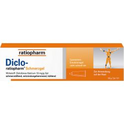 DICLO-RATIOPHARM Schmerzgel 50 g – Артикул 4704198 (артикул 4704198) Германия