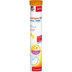 DOPPELHERZ Calcium+D3 Osteo 1.000 Brausetabletten 15 St – Артикул 5114122 (артикул 5114122) Германия
