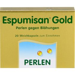 ESPUMISAN Gold Perlen gegen Blhungen 20 St – Артикул 5703858 (артикул 5703858) Германия