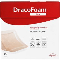 DRACOFOAM Haft Schaumstoff Wundaufl.12,5x12,5 cm 10 St – Артикул 6681550 (артикул 6681550) Германия