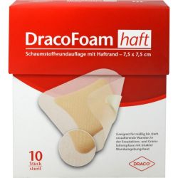 DRACOFOAM Haft Schaumstoff Wundaufl.7,5x7,5 cm 10 St – Артикул 6733293 (артикул 6733293) Германия